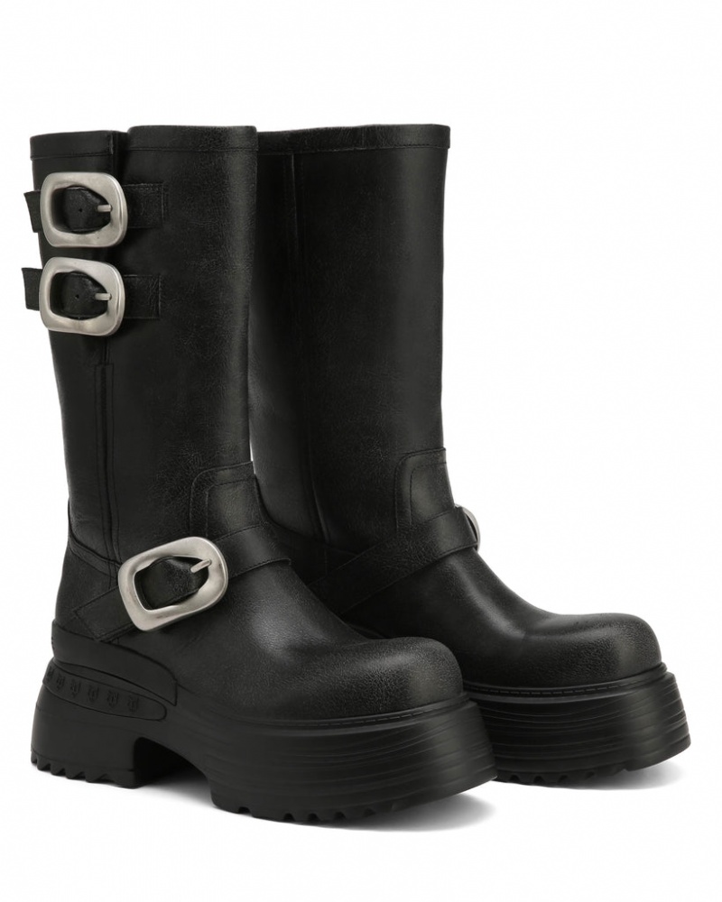 Naked Wolfe Earth Stone Women's Boots Black Singapore | T2S-8921