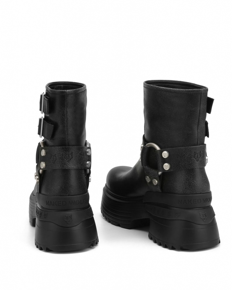 Naked Wolfe Eclipse Women's Boots Black Singapore | D6L-2809