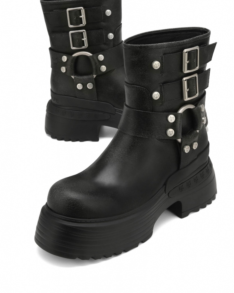 Naked Wolfe Eclipse Women's Boots Black Singapore | D6L-2809