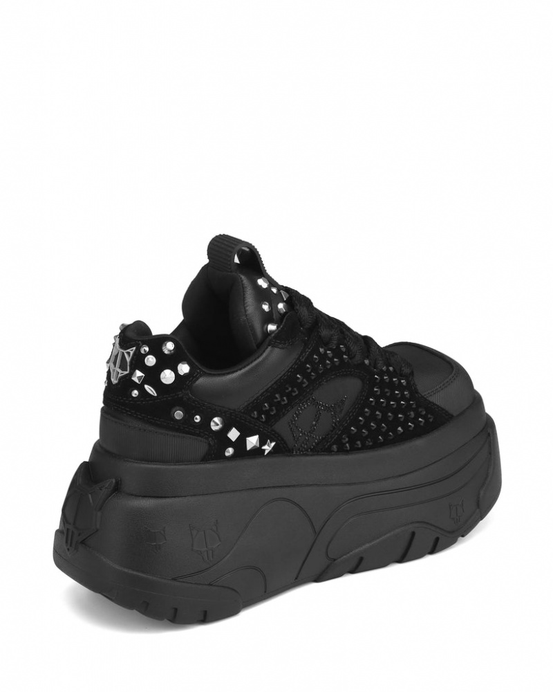 Naked Wolfe Fantasy Diamonds Women's Sneakers Black Singapore | B0C-7306