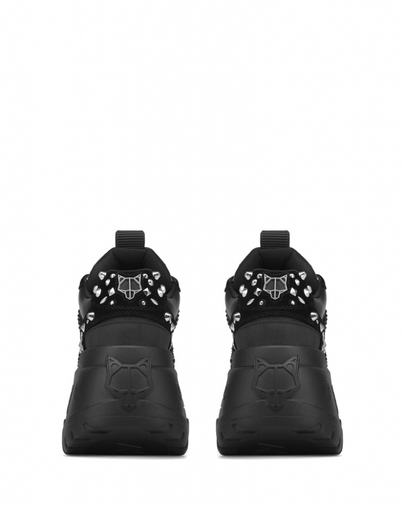 Naked Wolfe Fantasy Diamonds Women's Sneakers Black Singapore | B0C-7306