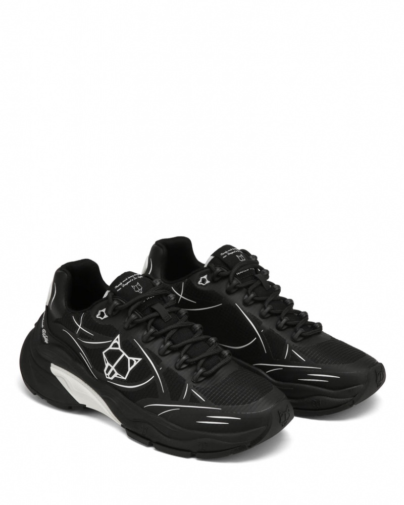 Naked Wolfe Fizz Men's Sneakers Black Singapore | V4N-0773