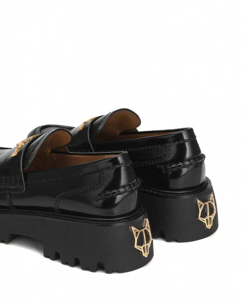 Naked Wolfe Flawed Box Women's Loafers Black Singapore | B5F-2721