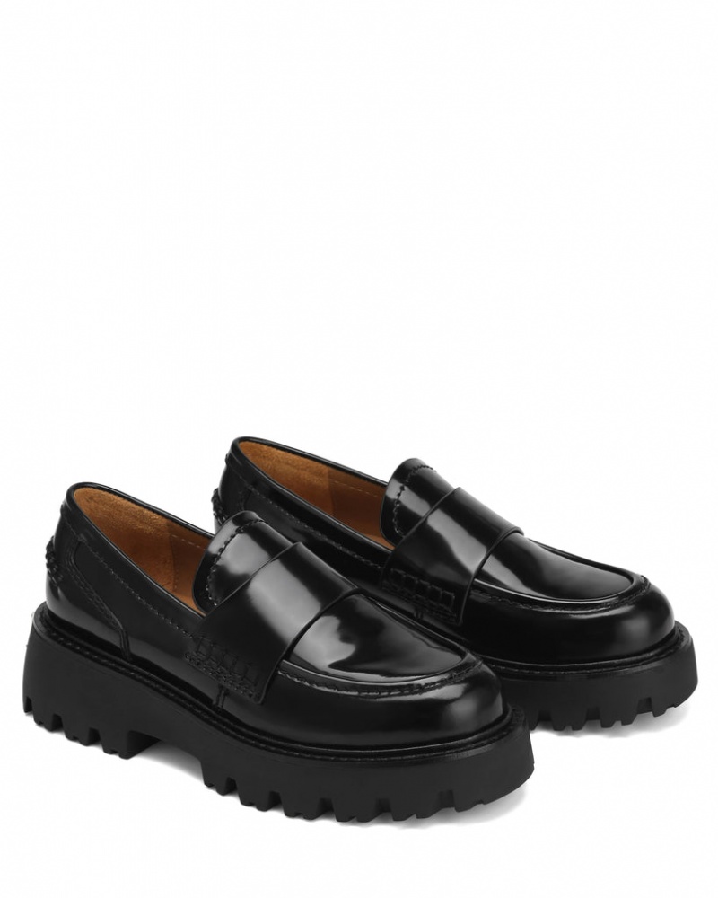 Naked Wolfe Flawless Box Women's Loafers Black Singapore | M7P-6953