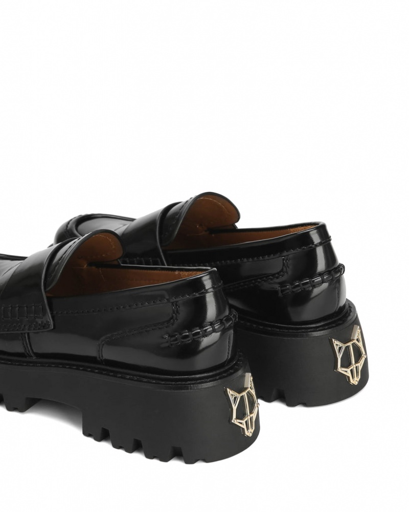 Naked Wolfe Flawless Box Women's Loafers Black Singapore | M7P-6953