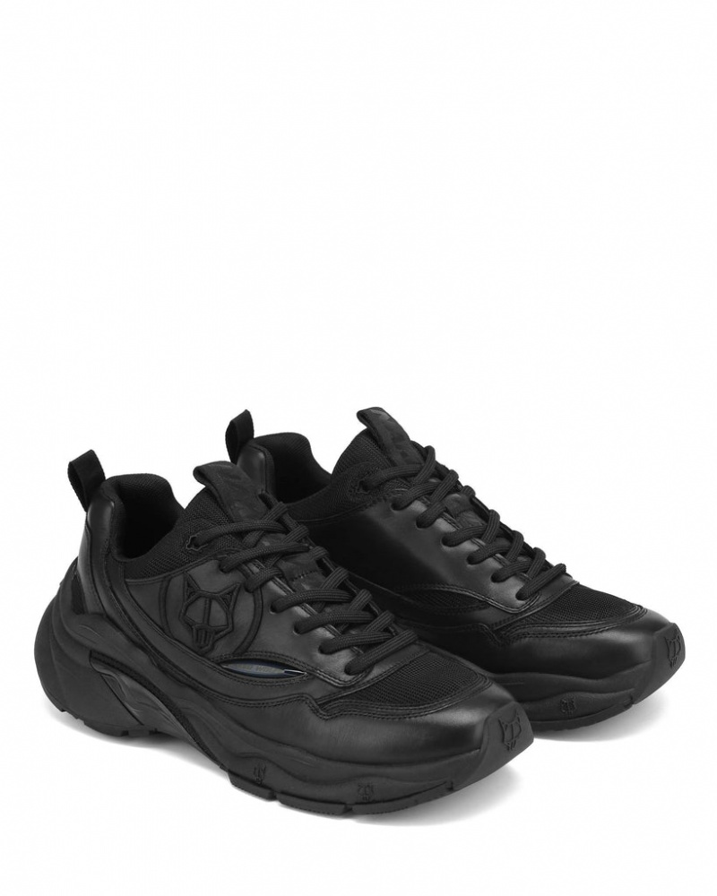 Naked Wolfe Fox Dirty Men's Sneakers Black Singapore | T0H-3390