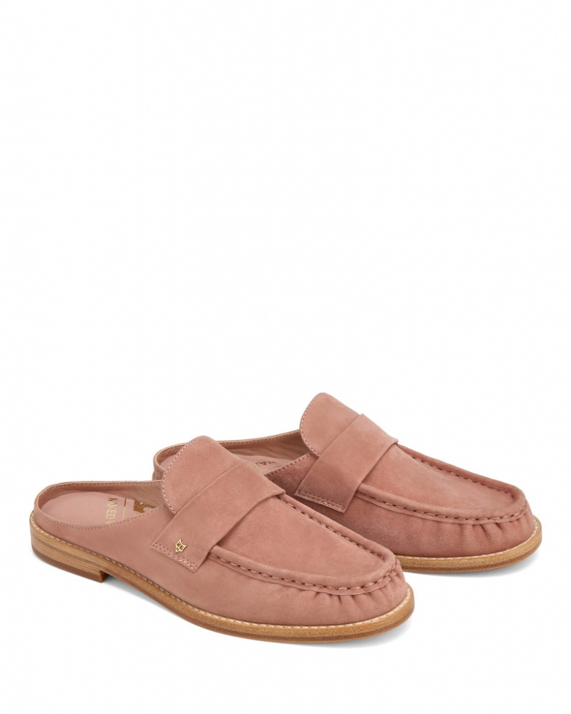 Naked Wolfe Gleam Women's Loafers Pink Singapore | C3U-4491