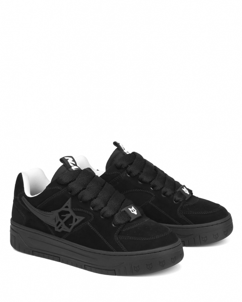 Naked Wolfe Hit Midnight Men's Sneakers Black Singapore | K1C-2319