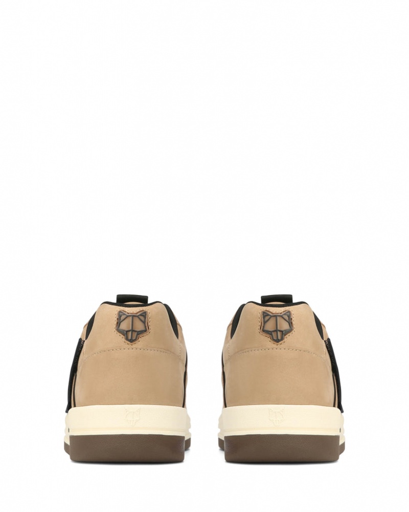 Naked Wolfe Horizon Men's Sneakers Brown Singapore | E1D-9554