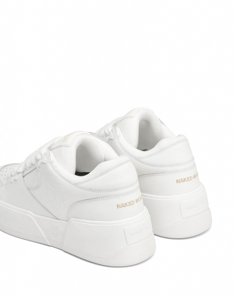 Naked Wolfe Kicky Men's Sneakers White Singapore | U1E-0033