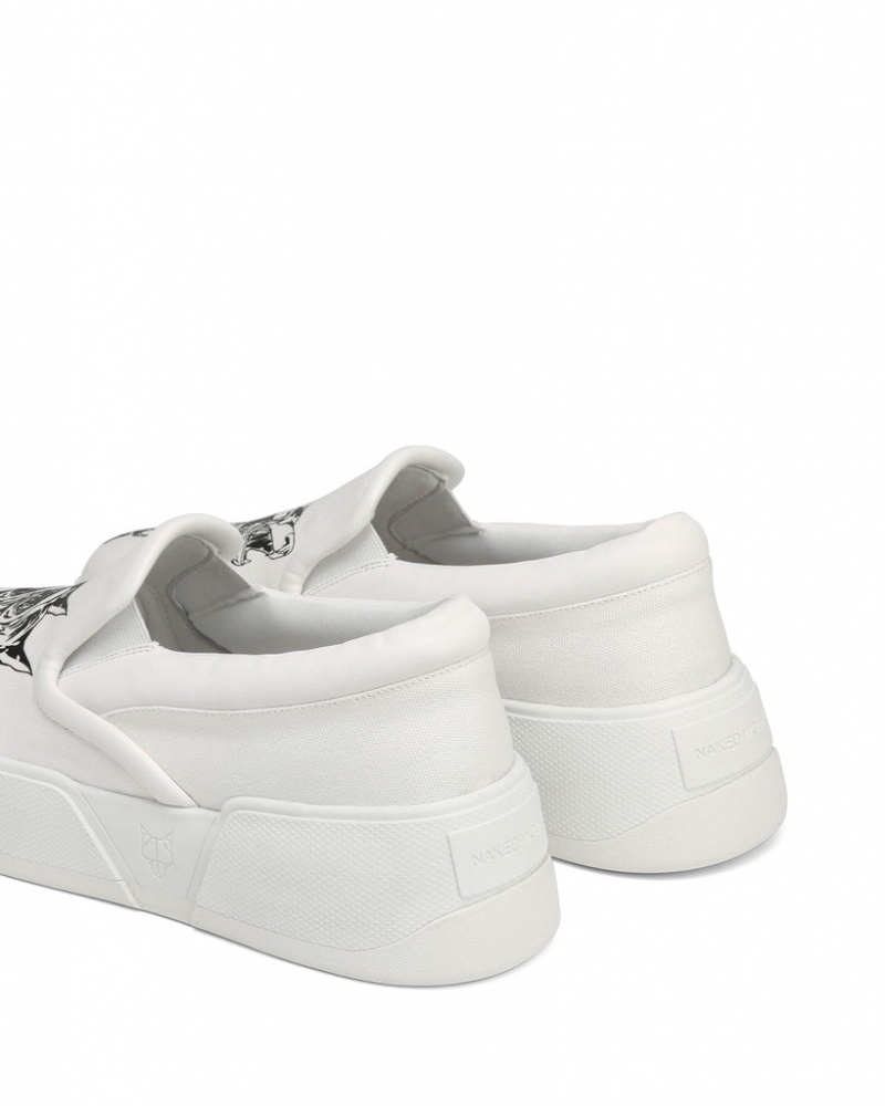 Naked Wolfe Killer Men's Sneakers White Singapore | Y3X-7497