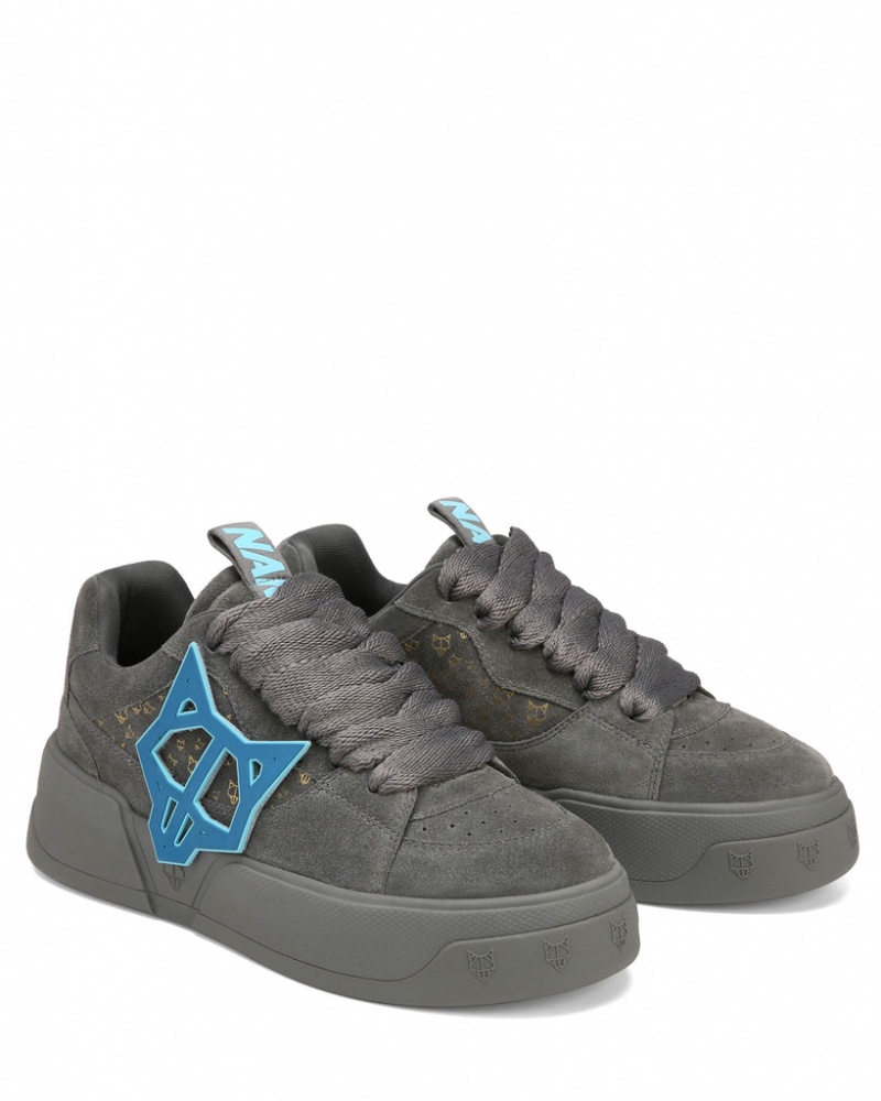 Naked Wolfe Kosa Cool Men's Sneakers Grey Singapore | P1X-1204