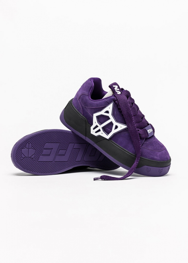 Naked Wolfe Kosa Men's Sneakers Purple Singapore | L1L-4950