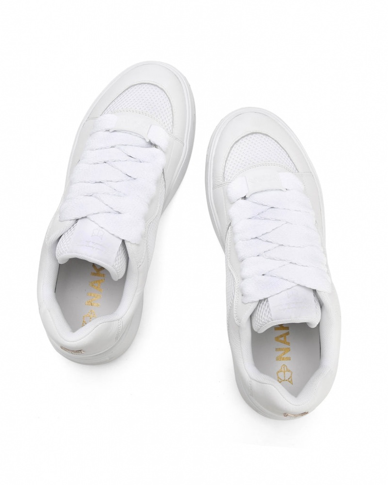 Naked Wolfe Kosa Signature Men's Sneakers White Singapore | Q3L-4467