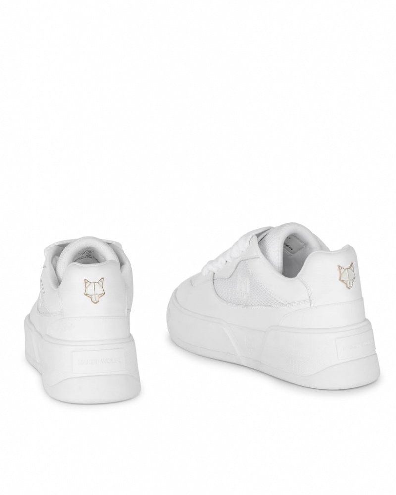 Naked Wolfe Kosa Signature Men's Sneakers White Singapore | Q3L-4467