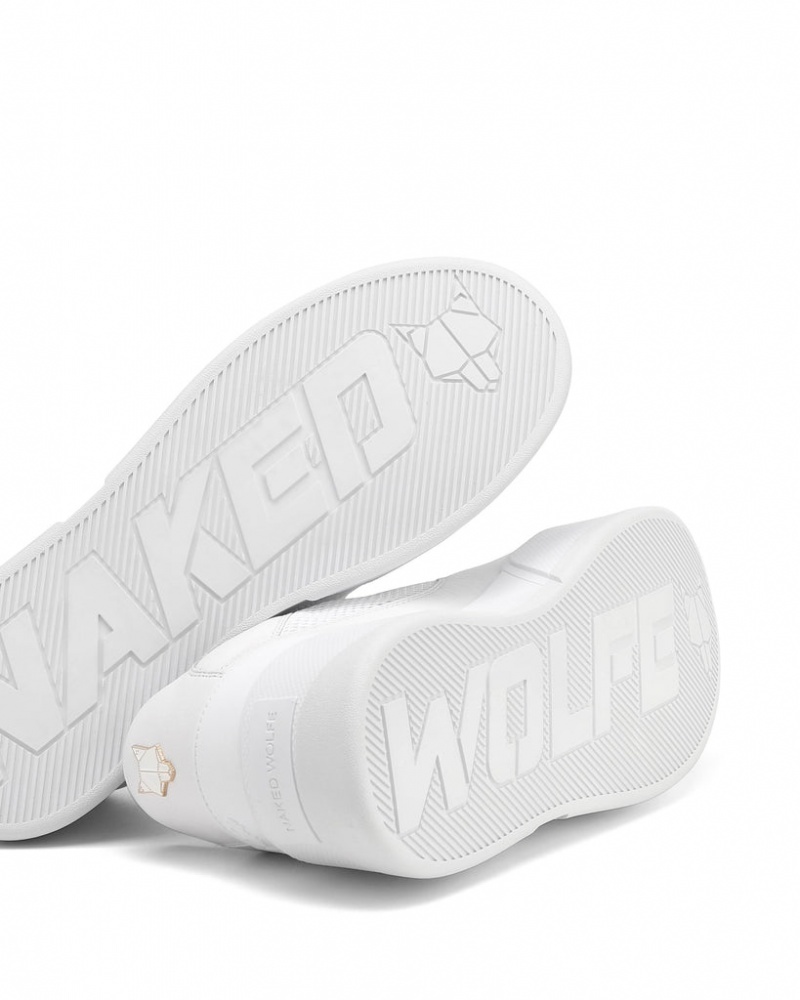 Naked Wolfe Kosa Signature Men's Sneakers White Singapore | Q3L-4467