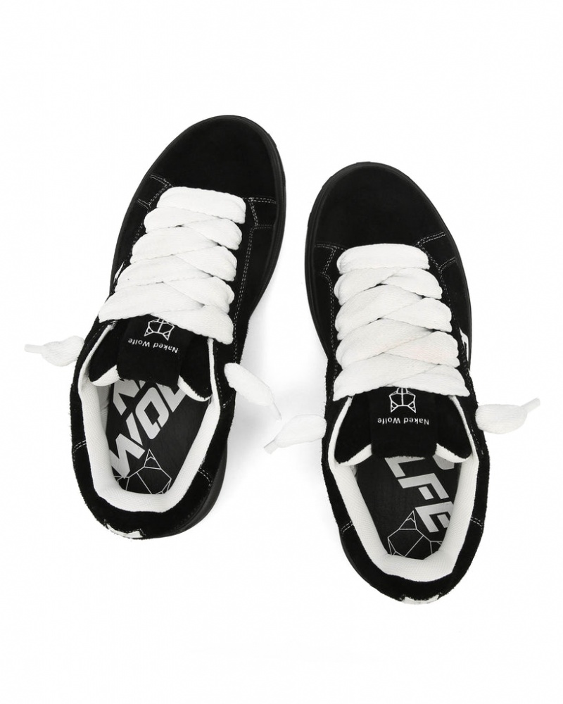 Naked Wolfe Kray Men's Sneakers Black Singapore | R6H-7675