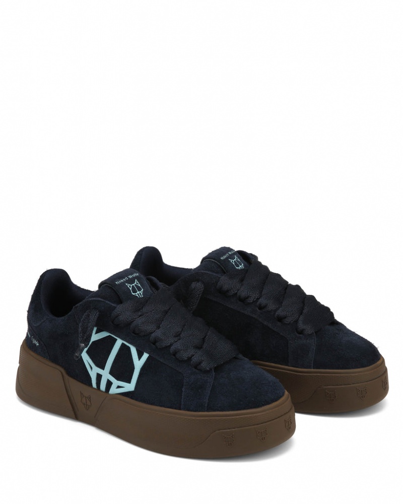 Naked Wolfe Kray Men's Sneakers Blue Singapore | Y7Z-8384