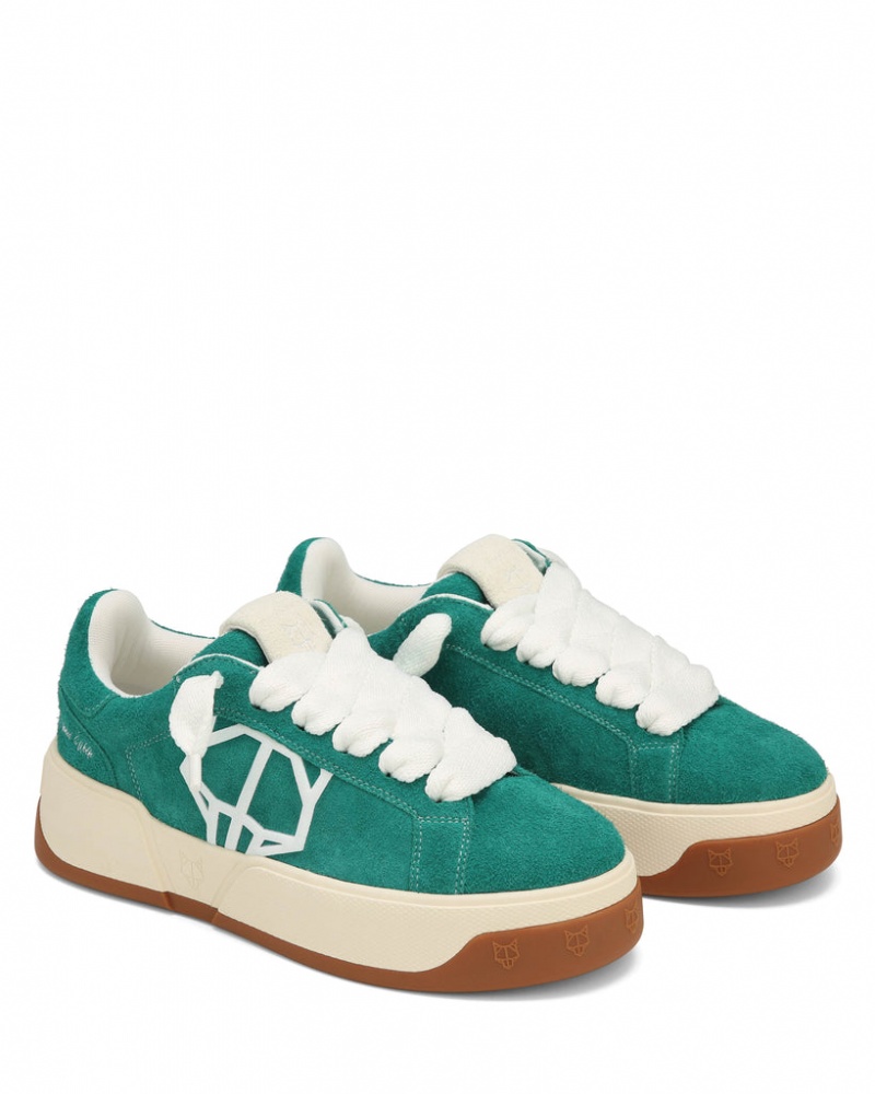 Naked Wolfe Kray Men's Sneakers Green Singapore | I3U-0528