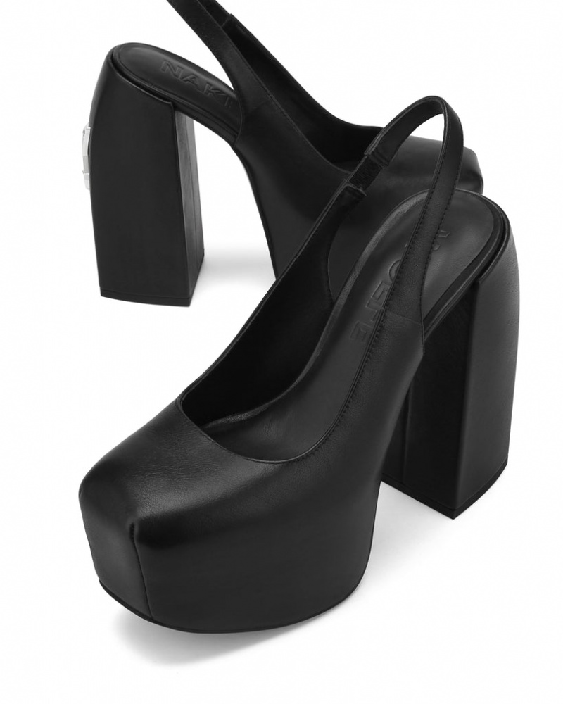 Naked Wolfe Loyal Women's Heels Black Singapore | E8Q-7450