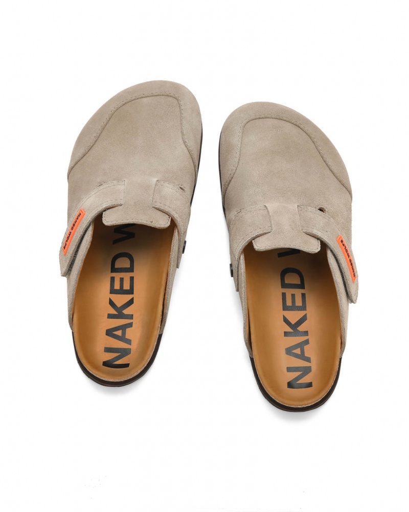 Naked Wolfe Melt Men's Slides Grey Singapore | L2Y-7376