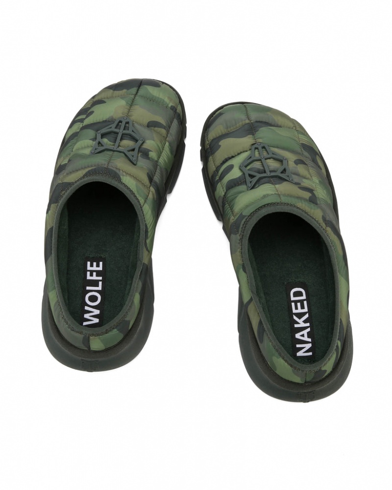 Naked Wolfe Montana Men's Slides Camo Singapore | Q7N-6649