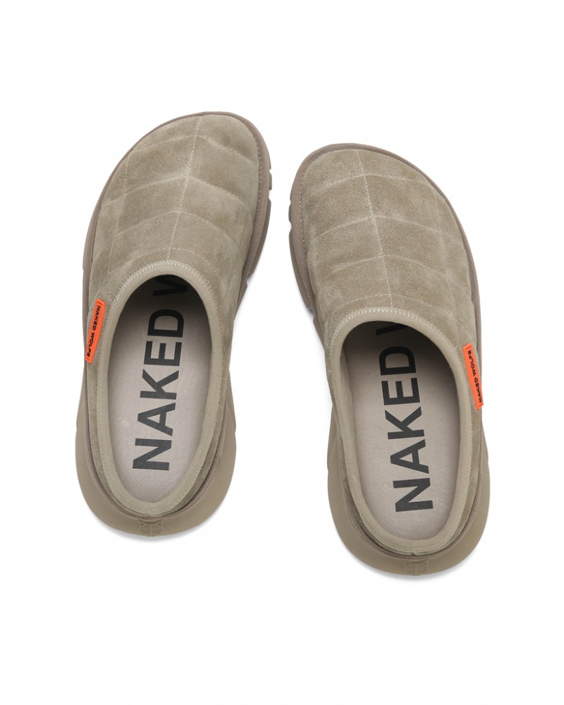 Naked Wolfe Montana Men's Slides Grey Singapore | Z9V-5122