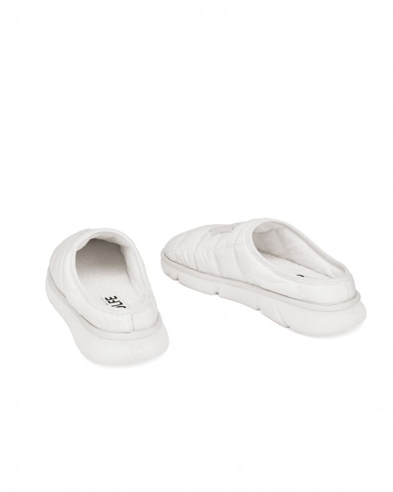 Naked Wolfe Montana Men's Slides White Singapore | F7D-8426