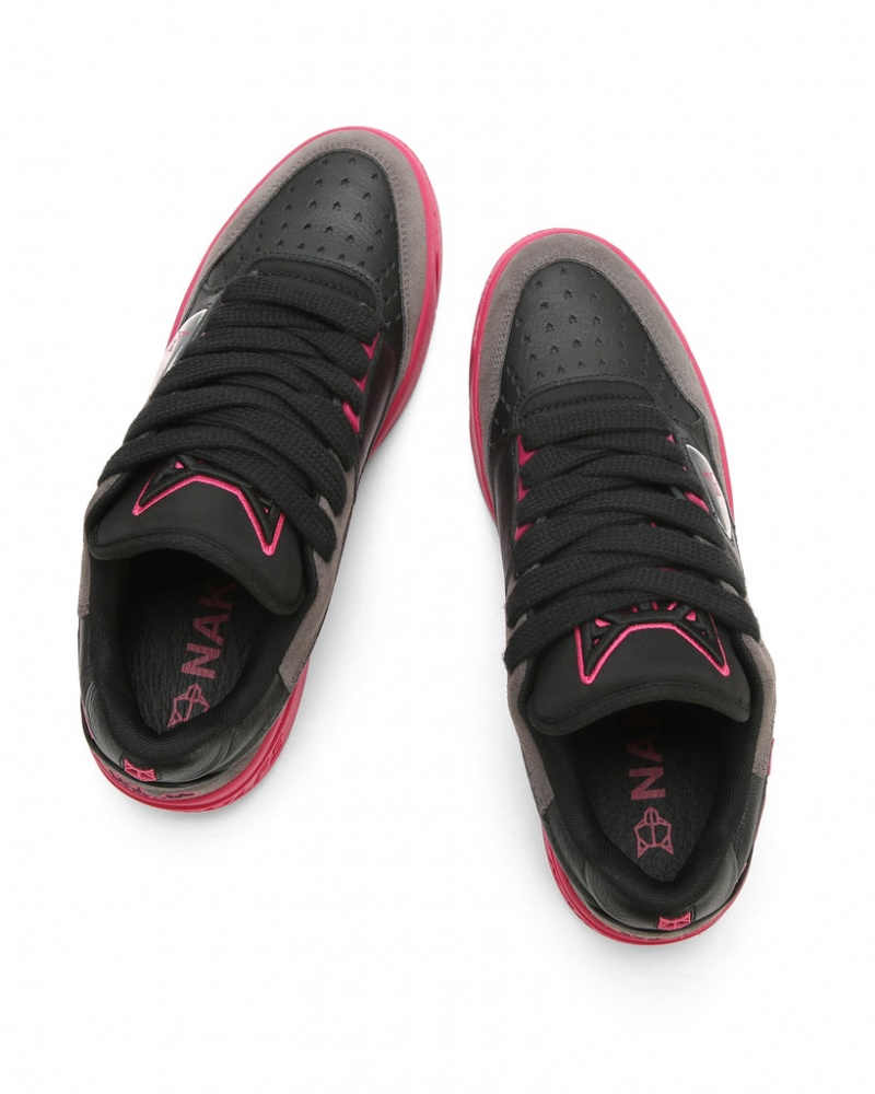 Naked Wolfe NW-00 Combo Men's Sneakers Black / Pink Singapore | X1C-4204