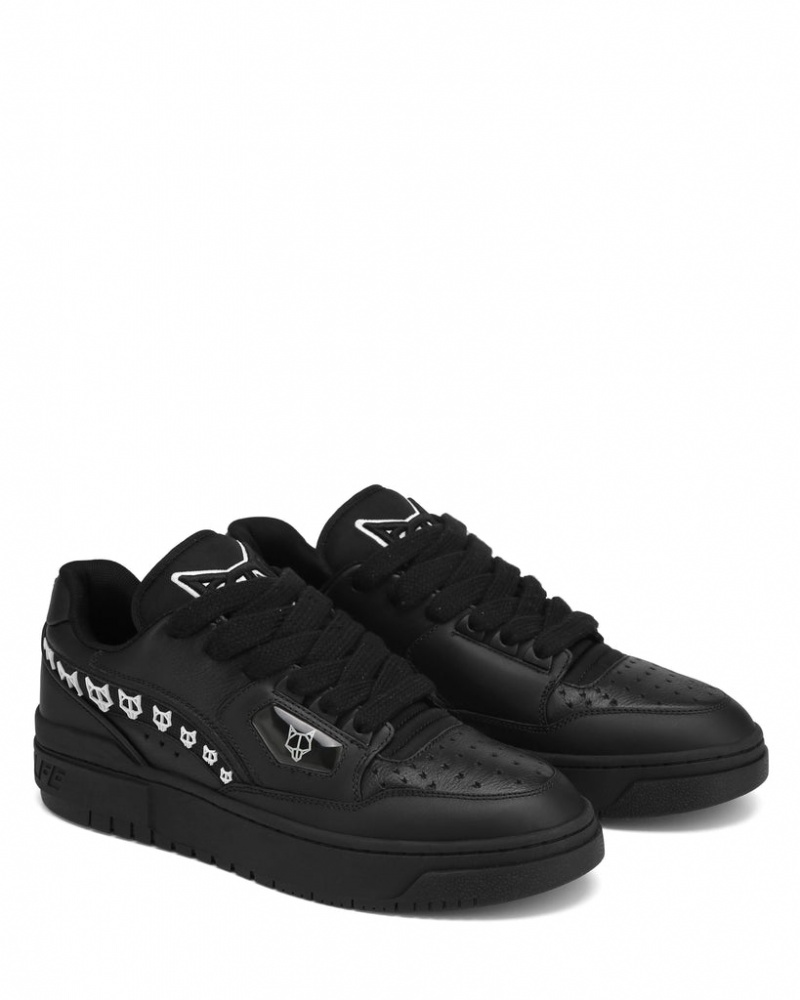 Naked Wolfe NW-00 Midnight Men's Sneakers Black Singapore | E6Q-7337