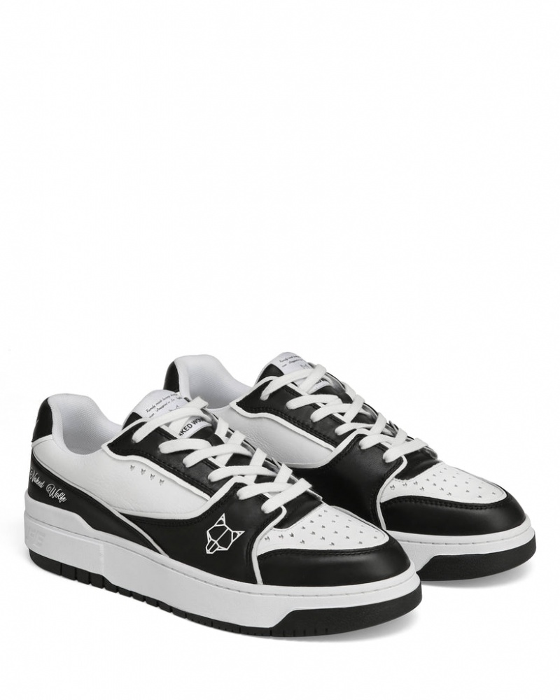 Naked Wolfe NW-01 Men's Sneakers Black / White Singapore | Z2B-0356