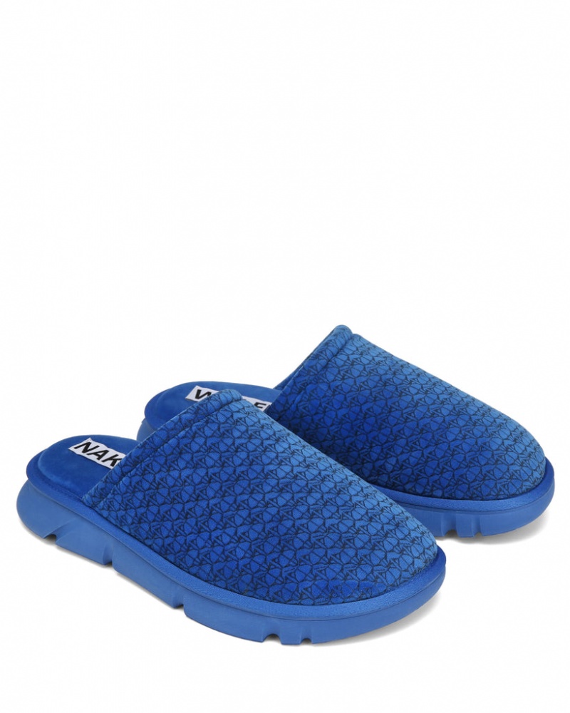 Naked Wolfe Ohio Men's Slides Navy Singapore | K6T-7787