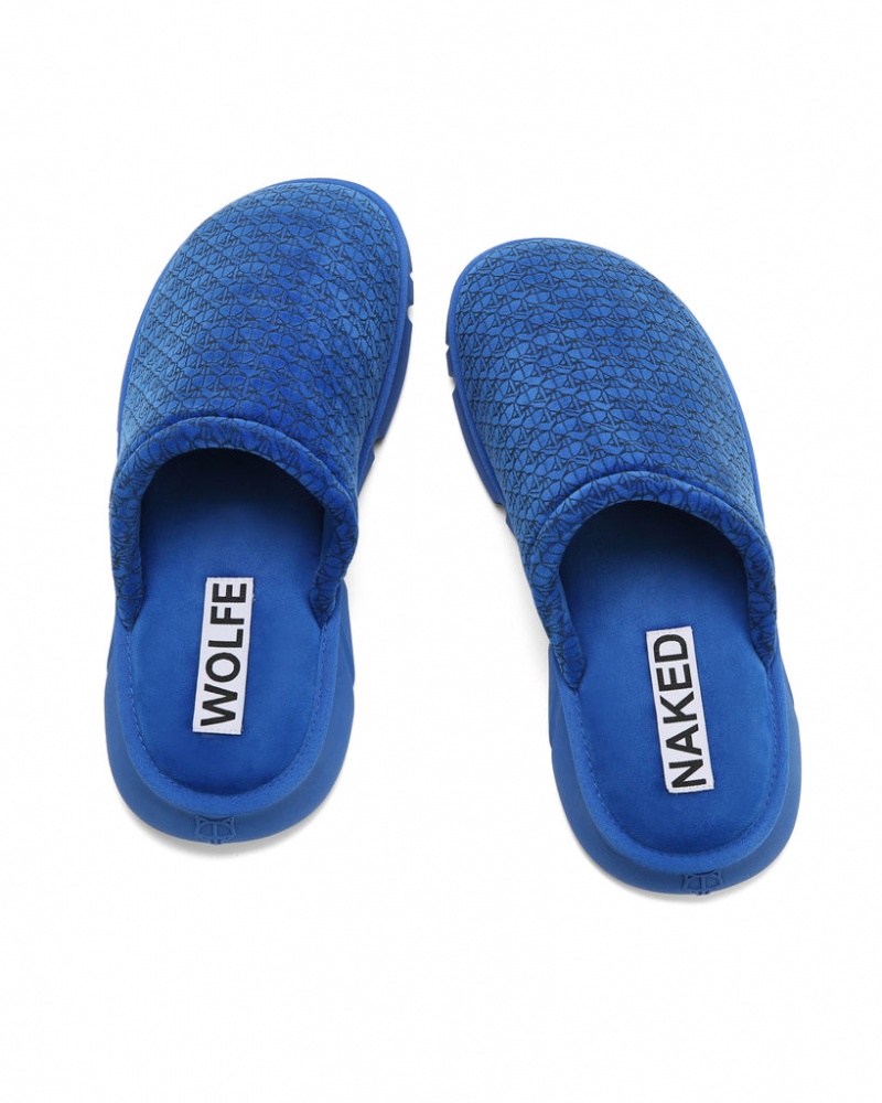 Naked Wolfe Ohio Men's Slides Navy Singapore | K6T-7787