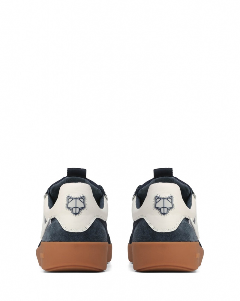 Naked Wolfe Palm Men's Sneakers Navy Singapore | W7J-6117