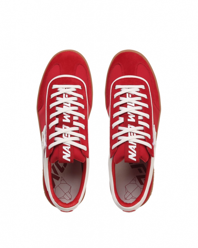 Naked Wolfe Palm Men's Sneakers Red Singapore | W7V-1814