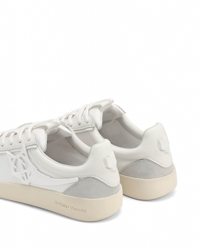 Naked Wolfe Palm Men's Sneakers White Singapore | N3L-4435