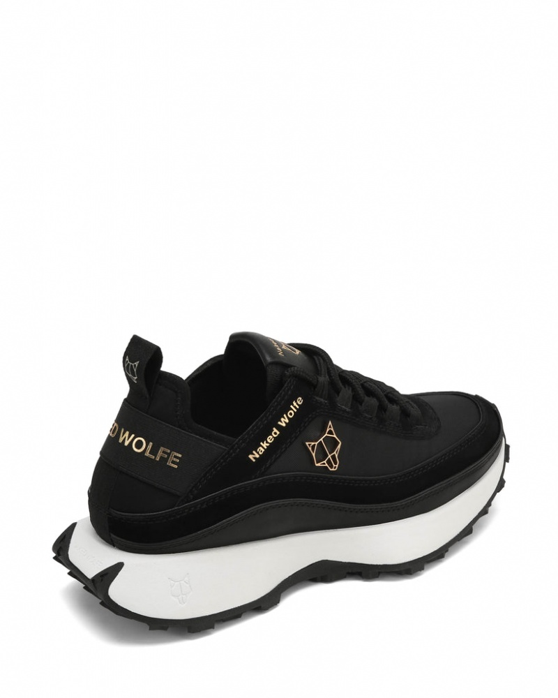 Naked Wolfe Petal Women's Sneakers Black Singapore | Q0D-2401