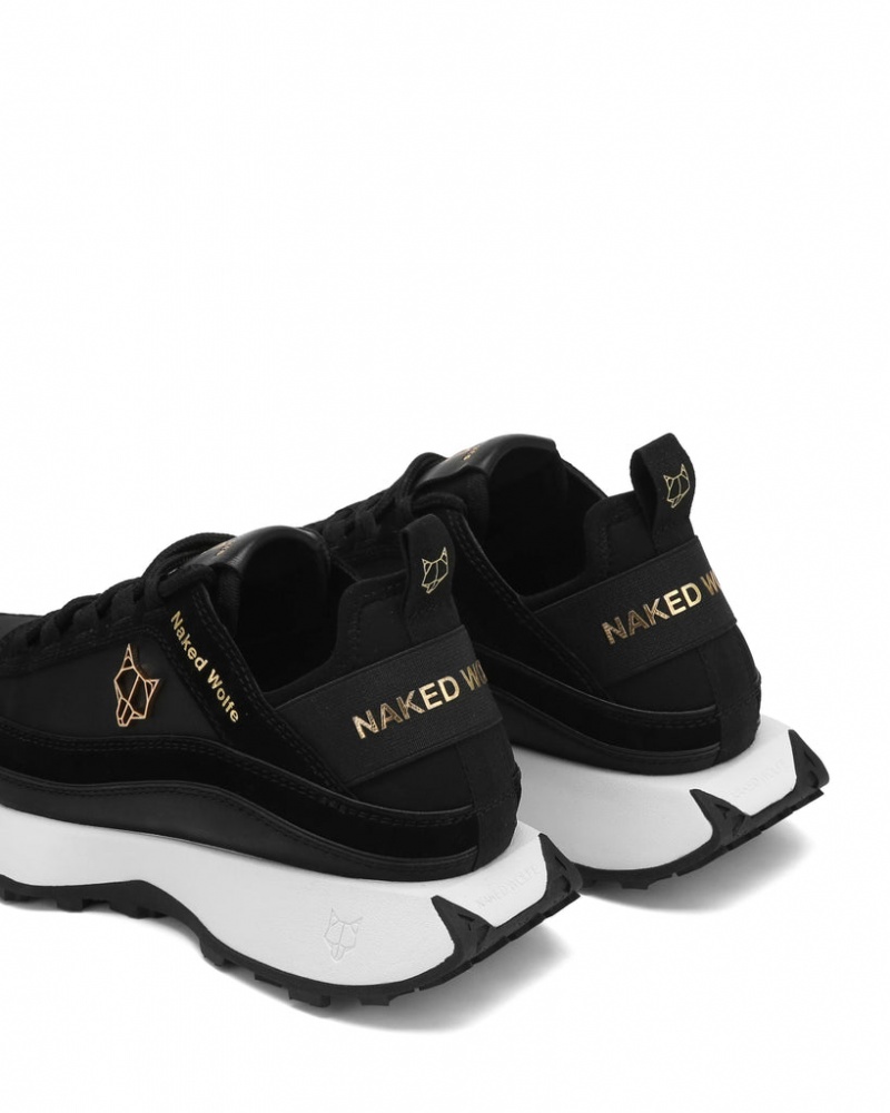 Naked Wolfe Petal Women's Sneakers Black Singapore | Q0D-2401