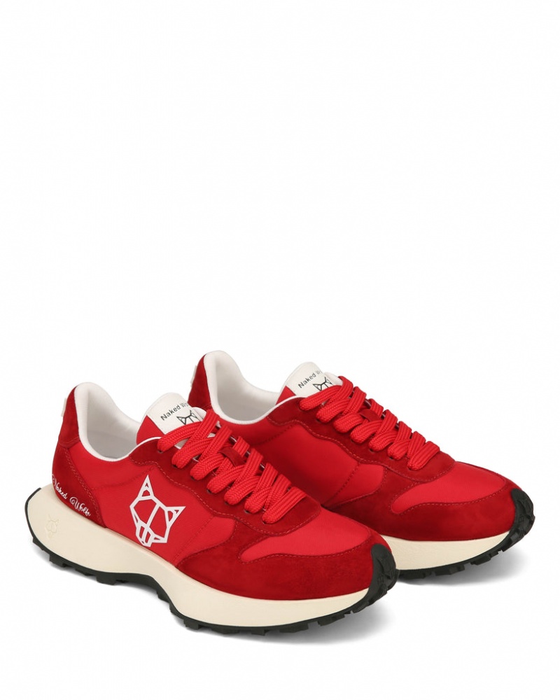 Naked Wolfe Plug Women's Sneakers Red Singapore | Q2Q-3999