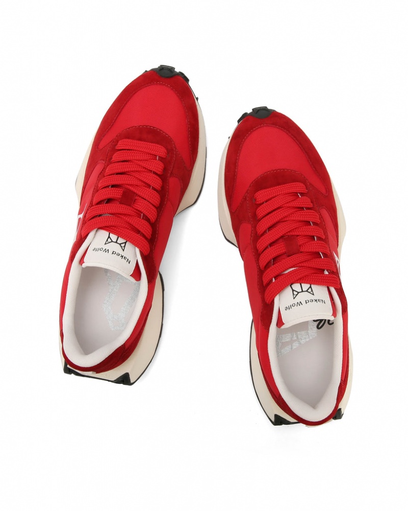 Naked Wolfe Plug Women's Sneakers Red Singapore | Q2Q-3999