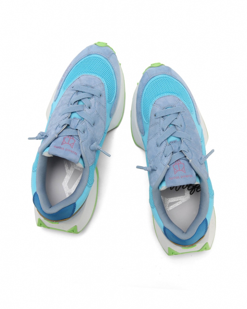 Naked Wolfe Porter Women's Sneakers Blue Singapore | E9W-0341