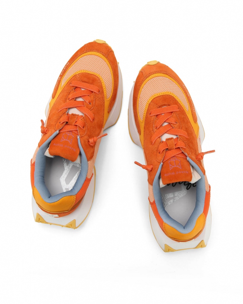 Naked Wolfe Porter Women's Sneakers Orange Singapore | C9Q-7689