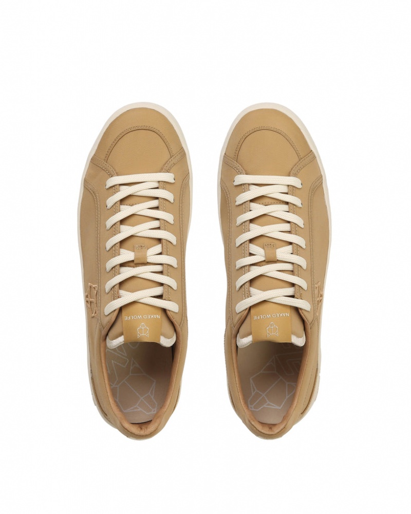 Naked Wolfe Portofino Men's Sneakers Beige Singapore | A1U-8785