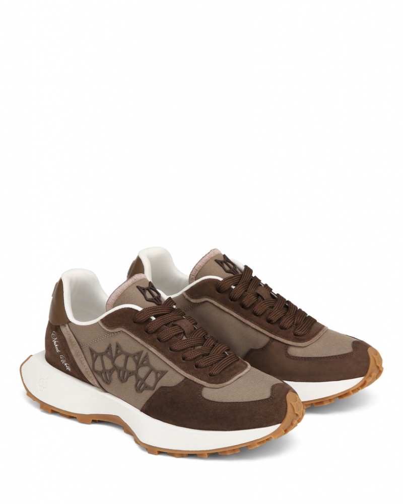 Naked Wolfe Prime Women's Sneakers Brown Singapore | R1V-8469