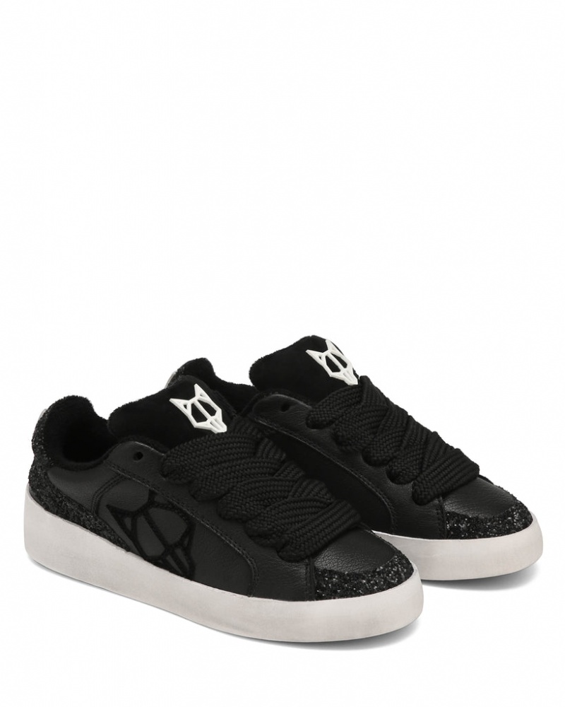 Naked Wolfe Ram Women's Sneakers Black Singapore | C3O-3573