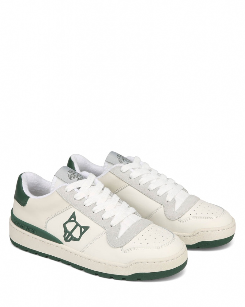 Naked Wolfe Ravenn Women's Sneakers Green Singapore | P9C-9766