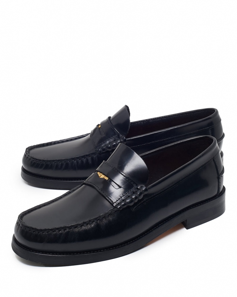 Naked Wolfe Riviera Box Men's Loafers Black Singapore | X8M-5890