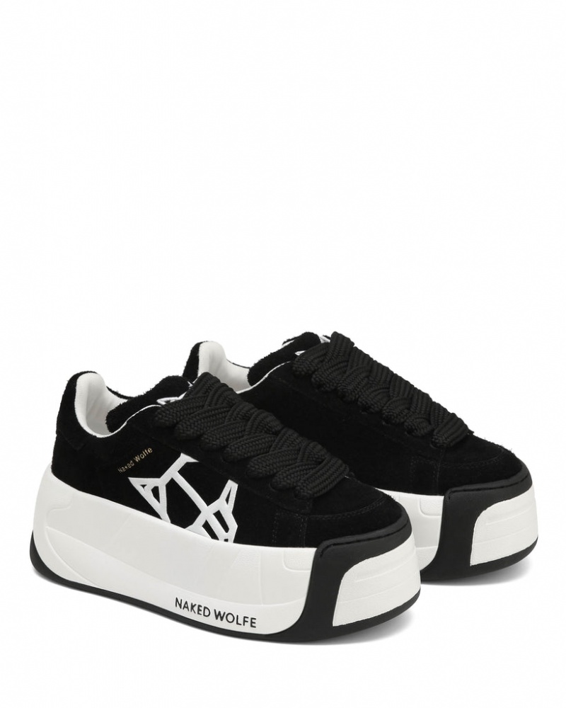 Naked Wolfe Scandal Women's Sneakers Black Singapore | M4F-1867