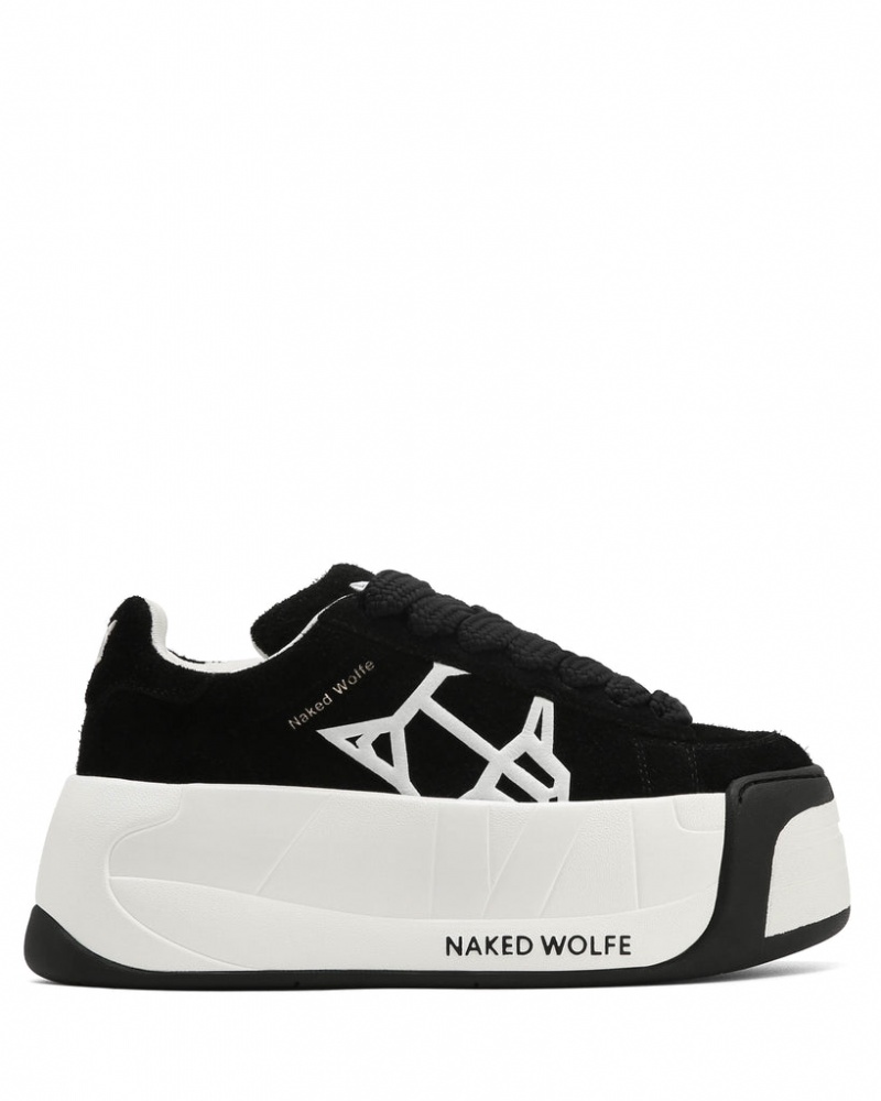 Naked Wolfe Scandal Women\'s Sneakers Black Singapore | M4F-1867