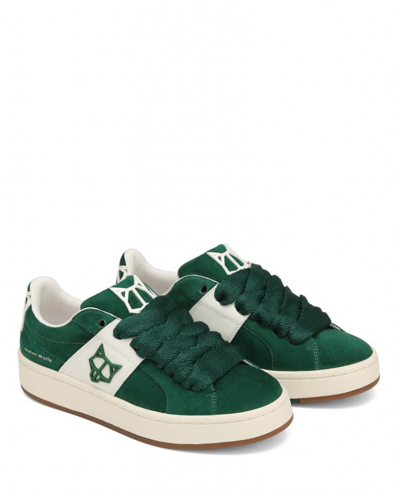 Naked Wolfe Scuba Women's Sneakers Green Singapore | X9F-3227